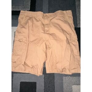 Beverly Hills Polo Club Cargo Shorts Mens 44 Tan Like New